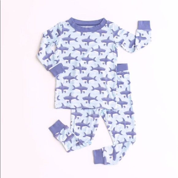 Little Sleepies | Pajamas | Nib Little Sleepies Og Sharks 2pc Pj Set In ...